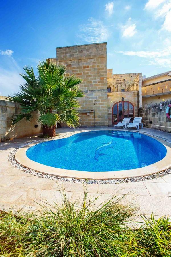 Il-Veduta Holiday Farmhouse With Sunny Private Pool In Island Of Gozo Għarb Dış mekan fotoğraf