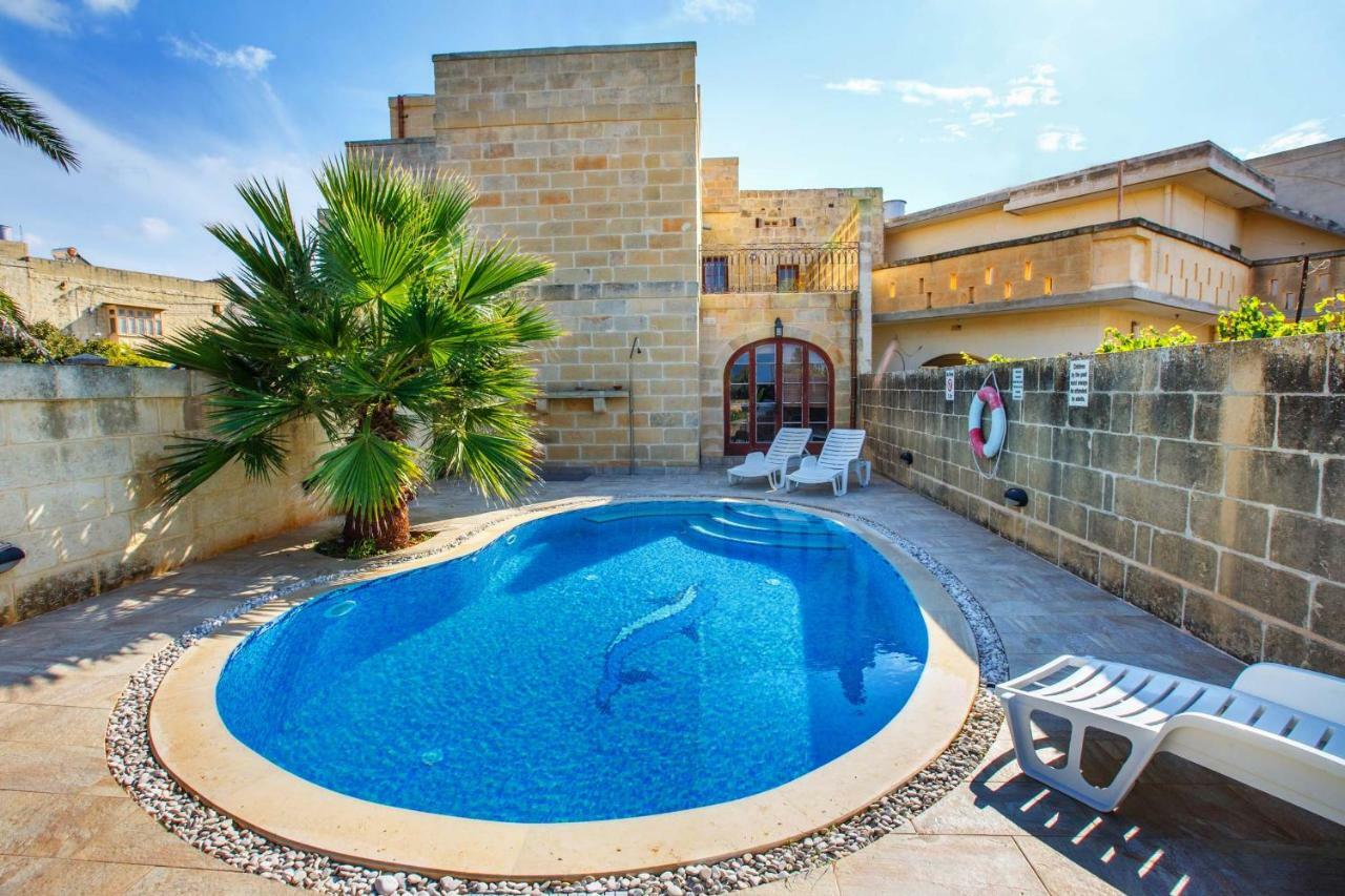 Il-Veduta Holiday Farmhouse With Sunny Private Pool In Island Of Gozo Għarb Dış mekan fotoğraf